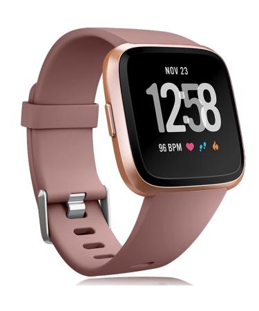 Wepro Replacement Bands Compatible with Fitbit Versa SmartWatch Versa 2 and Versa Lite SE Sports Watch Band for Women Men Small Large Smoke Violet Small 5.5-7.2