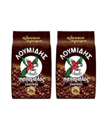 GroceryCentre Loumidis Dark Traditional Greek Coffee 200 g Pack of 2