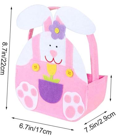 HOMSFOU 2 Pcs Rabbit Gift Bag Party Gift Containers Easter Door Decorations Easter Bags for Kids Easter Goodie Bags Candy Containers Easter Gift Bags Child Cloth Modeling Gift Box - Buy Online on GoSupps.com
