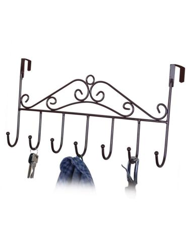 Alipis Metal Clothes Hanger Metal Clothing Rack Over The Door Hanger Towel Hanger Coat Hanger Hat Organizer medium As Shown