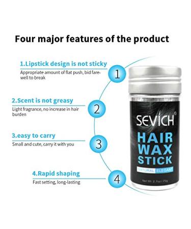 SEVICH Hair Wax Stick - 2.7oz Hair Styling & Finishing Wax for Perfect Hair Shaping - International Shipping Available - Buy Online on GoSupps.com