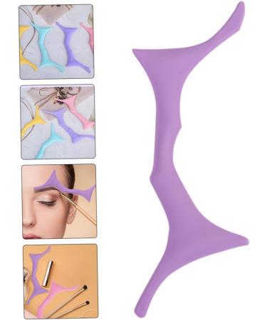 Ipetboom Eyebrow Makeup Tools Eye Brow Stencil Eyebrow Stencil Eyebrow Shaper Beauty Tools Heating Blindfold 17.3x5.9cm Purple - Buy Online on GoSupps.com