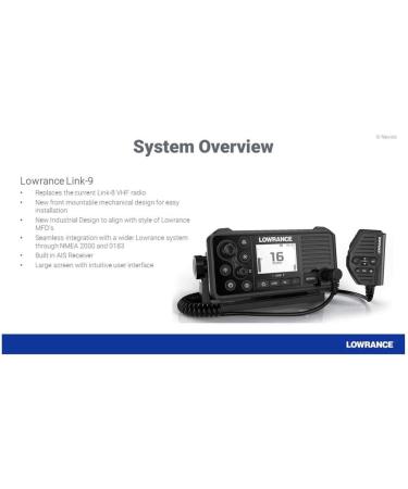VHF Marine Radio DSC AIS-RX Link-9 in Beige - Best Quality for Boating Safety - Buy Online on GoSupps.com