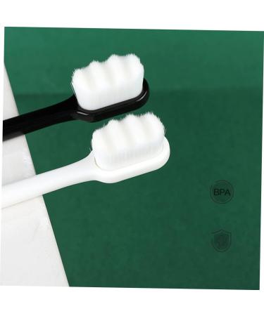 Bcoath Ultra-Fine Soft Toothbrush Set - 2 Pieces with Long Handle for Gum Care | Everyday Oral Care Tool - Buy Online on GoSupps.com