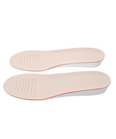 NOLITOY Breathable Sports Insoles Fiber Insoles Heighten Shoes Insoles Height Increase Insoles Height Insoles Holder Stand Foot Arch Support Running Insoles Double Layer As Shown 28.50X9.50X3.50CM