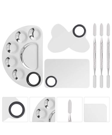 Beaupretty 3 Nail Art Palette Halter - Best Stainless Steel Makeup Mixing Tool for Nail Art & Cosmetic Care - Buy Online on GoSupps.com