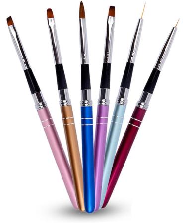 Beavorty Set nail art liner brush dotting painting pen nail stripping brush nail art liner pen stripers manicure medium Red - Buy Online on GoSupps.com