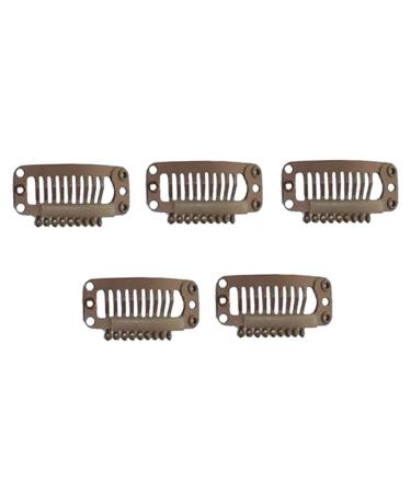 Buy Sharplace Weft Clips for Hair Extensions - 5/10/20pcs | Brown Hair Clips for Easy Styling - Buy Online on GoSupps.com