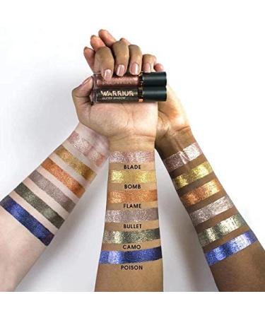 Flower Beauty Warrior Glitter Liquid Eyeshadow in Bomb - Long-Lasting High-Impact Shimmer | Cruelty-Free Makeup - Buy Online on GoSupps.com
