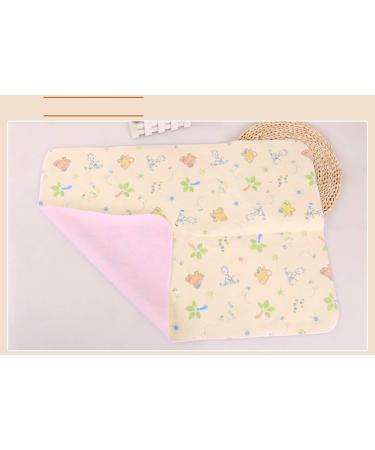 Wrap Pad 4-Pack | Yworld Cotton Bamboo Fiber Waterproof & Breathable Reusable Diaper Liners - 20x28in Light Color Series - Buy Online on GoSupps.com