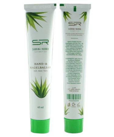 Sabrina Rudnik Hand and Nail Balm 45ml | Aloe Vera Notepad Set | International Shipping - Buy Online on GoSupps.com