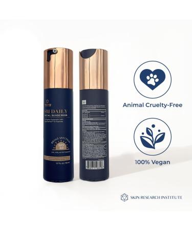 SRI Daily Facial Sunscreen SPF 40 - Anti-Aging Lipochroman & Peptides Weightless Transparent Zinc Oxide - Universal Tint 1.7 OZ - Shop Internationally - Buy Online on GoSupps.com