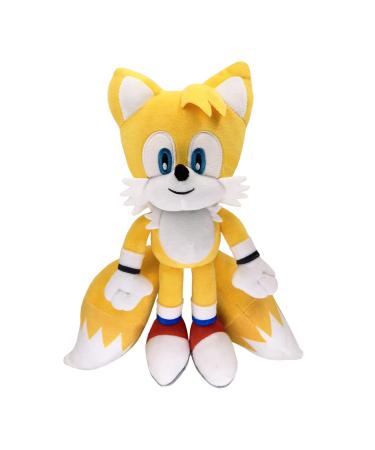 Plush 12 inch Sonic The Hedgehog Plushies Toy Cute Sonic Shadow Stuffed Plush Toy for Kids Birthday Party Gifts and Home Decorations (Yellow)