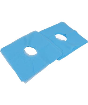 Ververt Touch Disposable Pillow Covers - 100 Pack Breathable & Water-Absorbent Facial Covers for Beauty Salons - Blue Hole Design - Buy Online on GoSupps.com