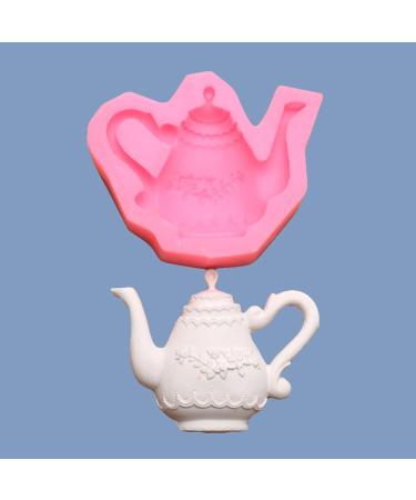 Chocolate Candy Sugar Craft Cartoon Cute Teapot Cake Decorating Tool Silicone Soap Kitchen Baking Gift Soap - Buy Online on GoSupps.com