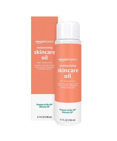 Amazon Basics Moisturizing Skincare Oil with Vitamins A & E 6.7 Fl Oz (Pack of 1)