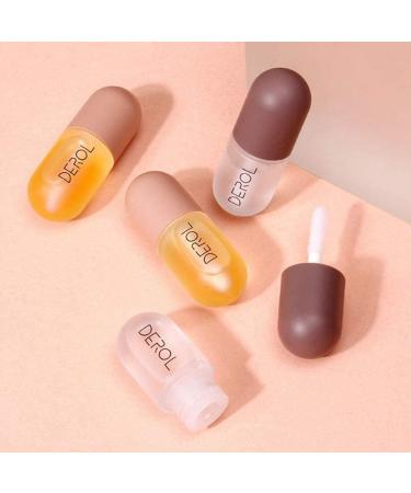 2 Pcs Natural Lip Plumper Day and Night Double Effect Lip Plumper & Lip Care Serum Set Plant Extract Lip Gloss for Fuller Hydrated Beauty Lips - Buy Online on GoSupps.com
