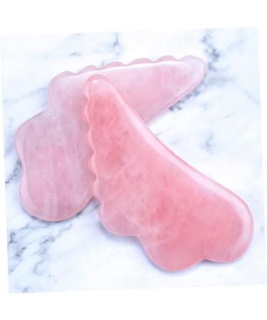 Buy NOLITOY Rose Quartz Gua Sha Wing Scraping Board | Full Body Massager & Face Tools | International Shipping - Buy Online on GoSupps.com