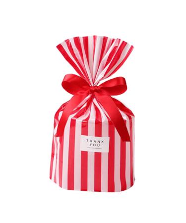 ORFOFE 150pcs Candy Bags Cellophane Treat Bags Storage Bag Christmas Candy Bag Bag Stripe Biscuit Bag