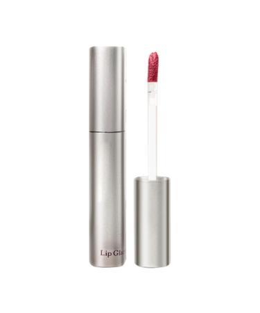 WGUST Organic Lip Gloss Clear Lipstick With Lip Makeup Velvet Long Lasting High Pigment Nude Waterproof Lip Gloss Girl Ladies Makeup Long Lasting High Pigment Nude Lip Gloss for Girls Kids with Color One Size B