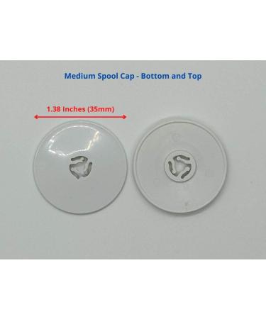 Spool Pin Cap 3PC Set for Brother, Babylock, Bernina, White, Simplicity Sewing Machines - Replacement Spool Cap Set with 3 Sizes (45mm, 35mm, 25mm) - Buy Online on GoSupps.com