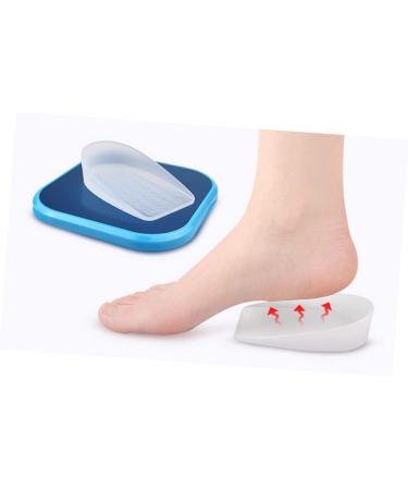 FRCOLOR Silicone Insoles for Plantar Fasciitis - Comfortable Heel Cushions & Half Inserts for High Heels - White 10x6x1cm - Buy Online on GoSupps.com