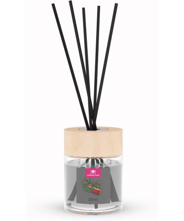 Cristalinas 35ml Sandalwood & Cedar Air Fresheners for Home - Reed Diffusers for home - Home Fragrance Lasts upto 8 weeks - Room Diffuser Sticks with Coloured Fragrance Oil - Buy Online on GoSupps.com
