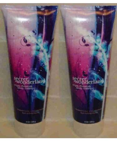 Bath & Body Works Secret Wonderland Body Cream Triple Moisture 2 Each 8 Oz. Tubes