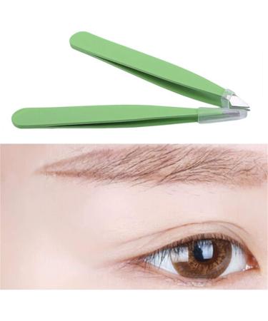 2-Pack Precision Eyebrow Tweezers - Stainless Steel Pointed & Sloping - Ideal for Ingrown Hair & Plucking - Essential Beauty Tool for Men & Women - Buy Online on GoSupps.com