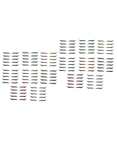 Didiseaon Didiseaon 80 Pairs Eyeliner Glitter Stickers Stich Stickers Eyelid Line Stickers Eyelid Line Stickers Eye Shadow Double Eyelid Tape