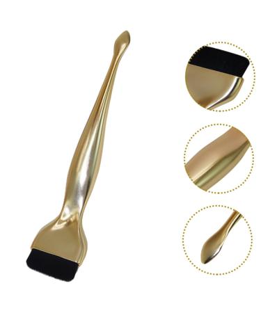 Portable Flat Head Plastic Foundation Brush with Spoon | Makeup Brush for Women | Miss Flat Brush 16.20X3.50X1.20CM - Shop Internationally - Buy Online on GoSupps.com