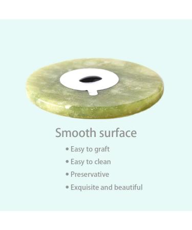 900 PCS 1 Inch Disposable Eyelash Glue Holder Pallet Stickers Pads | Waterproof Aluminum Foil Stickers with 2 PCS Eyelash Extension Jade Stone - Buy Online on GoSupps.com