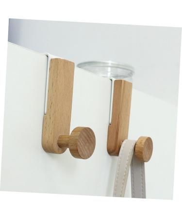 Alipis Wood Cupboards Hat Home Door Hooks Hats Key Coat Hanging Wooden Iron Bedroom Hook Umbrella Punch - Buy Online on GoSupps.com