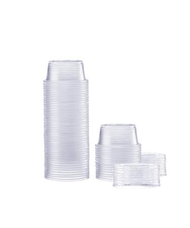 Comfy Package 50 Sets 2 oz. Plastic Portion Cups With Lids, Souffle Cups, Jello Shot Cups - Buy Online on GoSupps.com