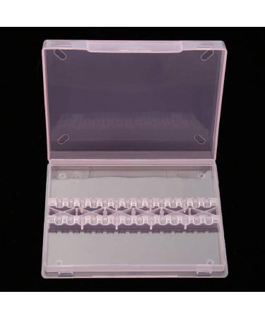 Nail Drill Bit Storage Durable Nail Drill Bit Box Exquisite And Beautiful for Home Beauty Salon Pink - Buy Online on GoSupps.com