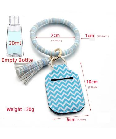 Empty Travel Refillable 1oz Bottle Keychain - Cactus Perfume/Sanitizer Holder Bracelet - Buy Online on GoSupps.com