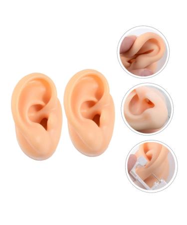 Healeved 4 Pcs Silicone Ear Model Ornament Earrings - Teaching Supplies Anatomy Model - Fake Ear Piercing & Massage Tool - Buy Online on GoSupps.com