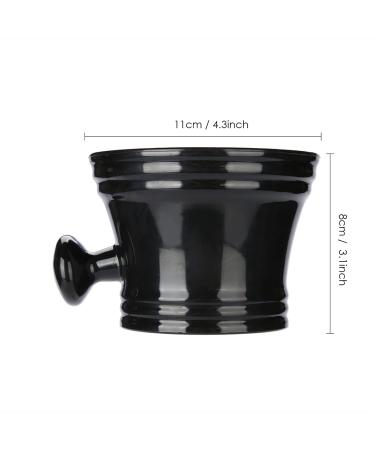 Buy Plastic Shaving Bowl for Men - 2 Colors Ideal for Foam & Cream - Home Shaving (Black) - Buy Online on GoSupps.com