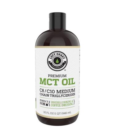 MCT Oil Keto derived only from Coconuts (32oz). C8 and C10. Keto Diet | Paleo Friendly. Each Batch is Independently Tested (32oz)