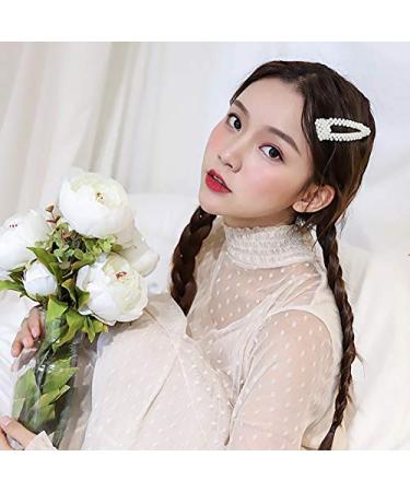 Elegant Wedding Hair Clip for Women | Topsaire Gold Pearl Glitter Accessories | Perfect for Oktoberfest Birthdays & Parties - Buy Online on GoSupps.com