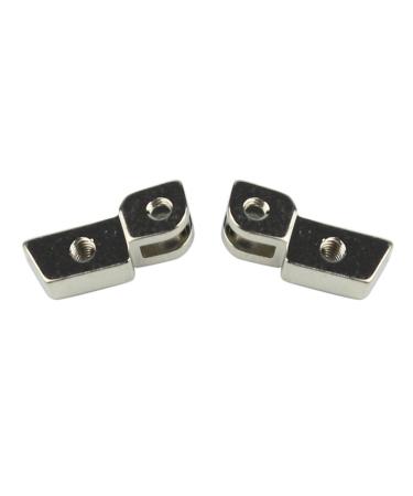 100 Pieces Glasses Two Circle Hinge Acetate Sunglasses Spring Hinge Plastic Lenses Replacement Spare Parts