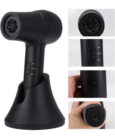 Professional Salon Cordless Hair Dryer 5000Mah Battery Powered Hot and Cold Air Hair Dryers for Students Families Pets White - Buy Online on GoSupps.com