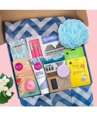 Women's Study Break Gift Box - 11 Item Set with Soaps Lotion Bath Bomb Face Masks & More | My College Crate International Shipping Available - Buy Online on GoSupps.com