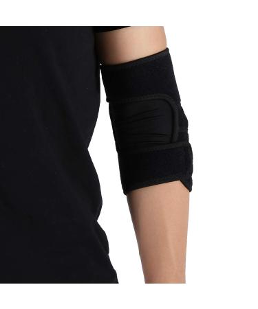 Alomejor Tennis Elbow Support Brace - Adjustable Lightweight Elbow Strap for Tennis & Basketball - Pain Relief & Comfort (Black - Buy Online on GoSupps.com