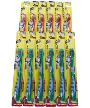Ora-Zen Kids Soft Bristles Toothbrushes - 12-Count Pack - Buy Online on GoSupps.com