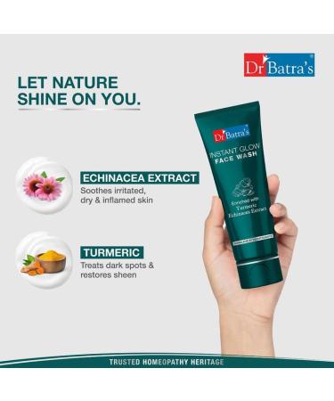 Dr Battra's Instant Glow Face Wash with Turmeric - Achieve Radiant Skin | 100g - Best International Shipping - Buy Online on GoSupps.com