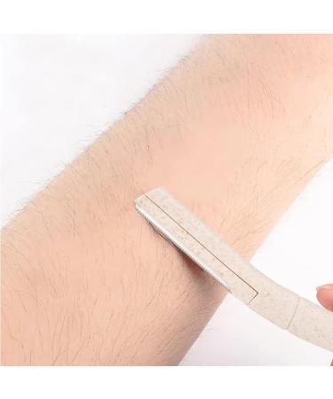 12 Pcs Biodegradable Dermaplaning Blades for Face - Hair Shaver Tool for Women and Men - Facial Peach Fuzz & Dead Skin Remover - Buy Online on GoSupps.com