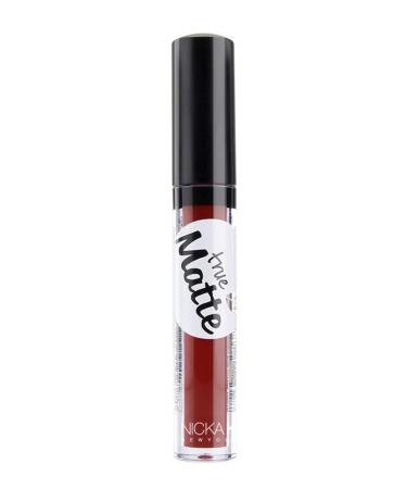 Nicka K True Matte Lip Color NTM02 Shiraz - Long-lasting Lipstick - Buy Online on GoSupps.com