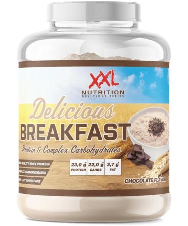 XXL Nutrition Delicious Breakfast 20 Gram Eiwit Eiwitrijk Ontbijt of Snack Whey Protein Melkeiwit Complexe Koolhydraten Diverse Smaken Chocolade 1000 Gram 20 doseringen - Buy Online on GoSupps.com