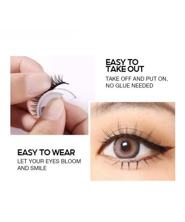 Self-Adhesive Eyelashes | No Glue Needed Reusable & Natural Look | 34 Types Available | Easy to Apply & Remove - Buy Online on GoSupps.com